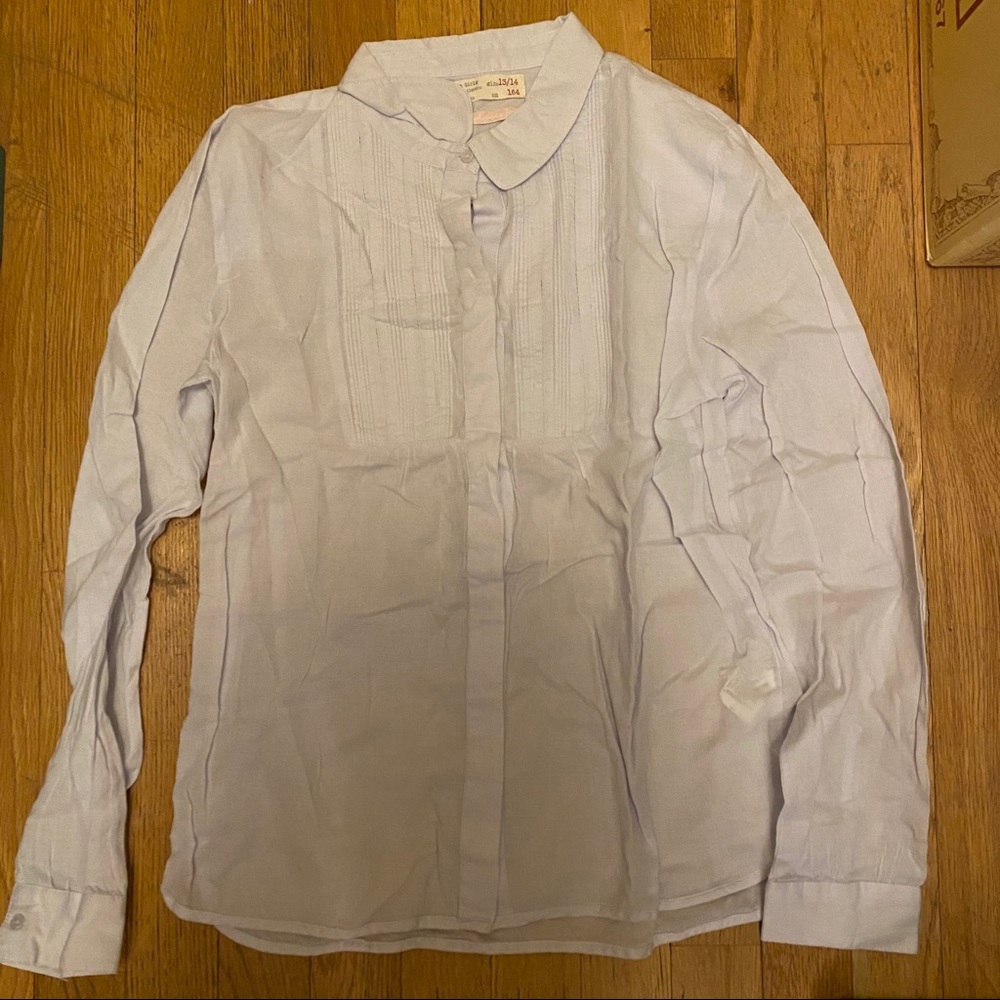 💙ZARA BABY BLUE BUTTON DOWN💙